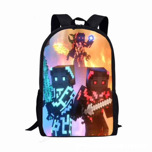 Minecraft Gaming School Backpack Multiple Designs 17inches
