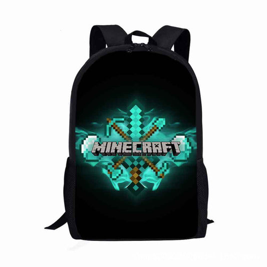 Minecraft Gaming School Backpack Multiple Designs 17inches