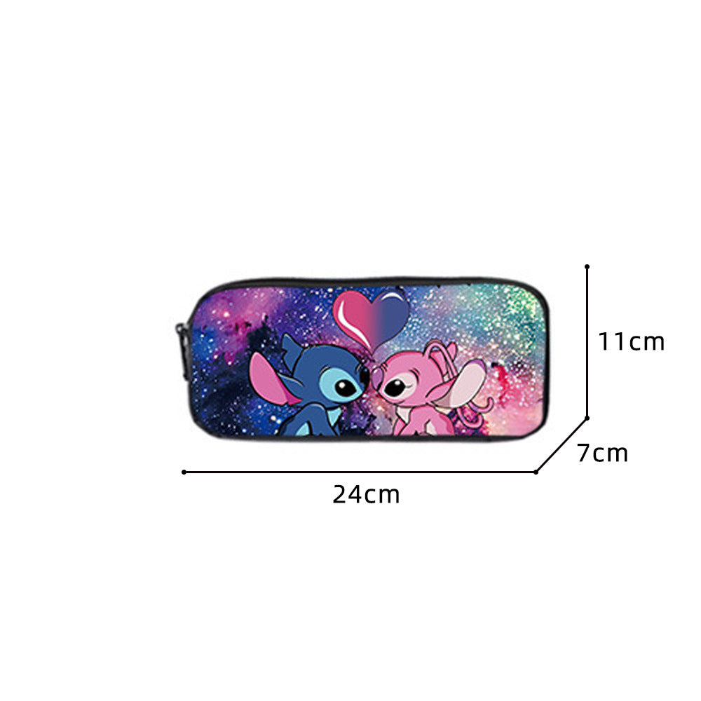 Disney Stitch School Backpack Set With Pencil Case and Lunch Bag Multiple Designs
