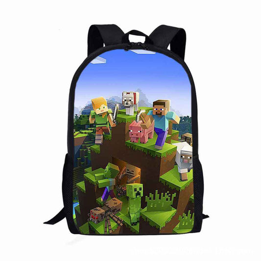 Minecraft Gaming School Backpack Multiple Designs 17inches