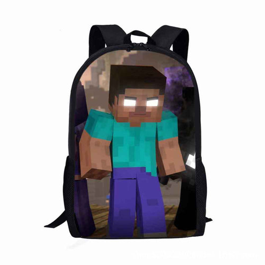 Minecraft Gaming School Backpack Multiple Designs 17inches