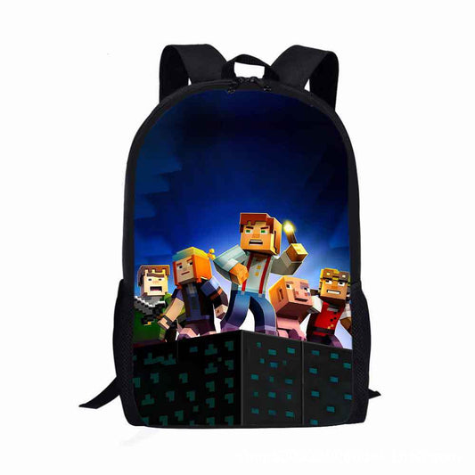 Minecraft Gaming School Backpack Multiple Designs 17inches