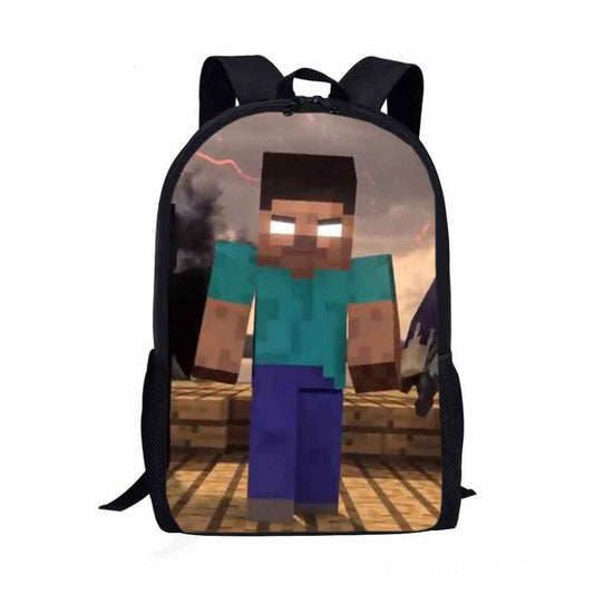 Minecraft Gaming School Backpack Multiple Designs 17inches