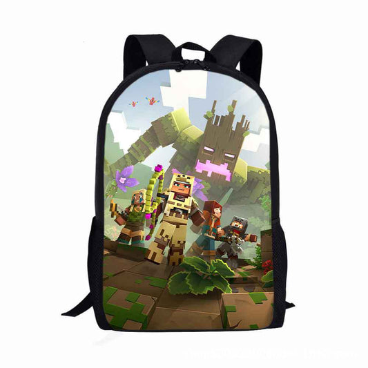 Minecraft Gaming School Backpack Multiple Designs 17inches