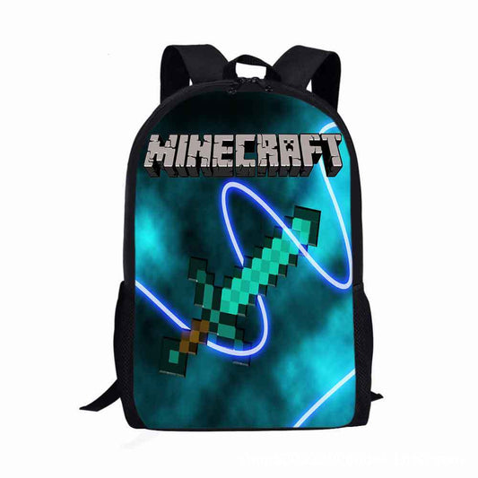Minecraft Gaming School Backpack Multiple Designs 17inches