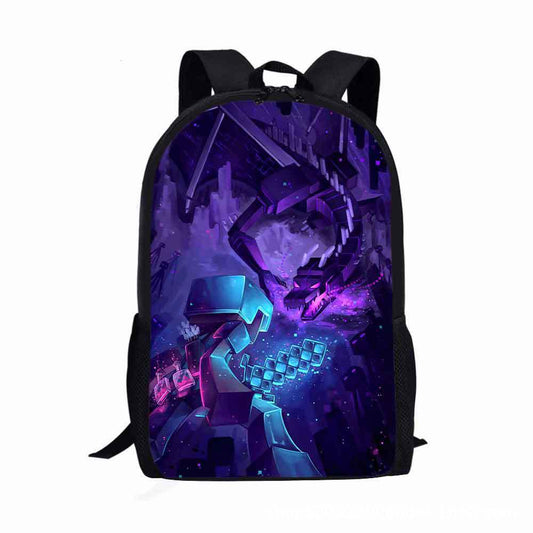 Minecraft Gaming School Backpack Multiple Designs 17inches