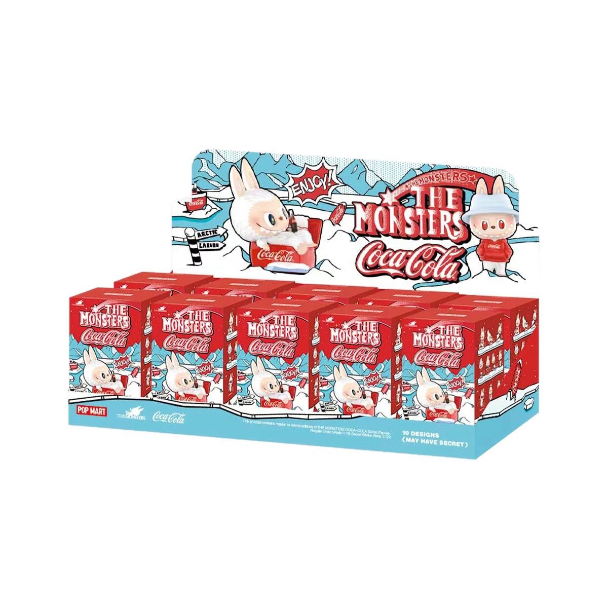 Pop Mart Labubu The Monsters Coca Cola Series Figures Box Of 10 Blind Boxes