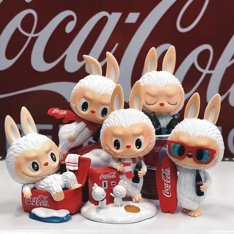 Pop Mart Labubu The Monsters Coca Cola Series Figures Box Of 10 Blind Boxes