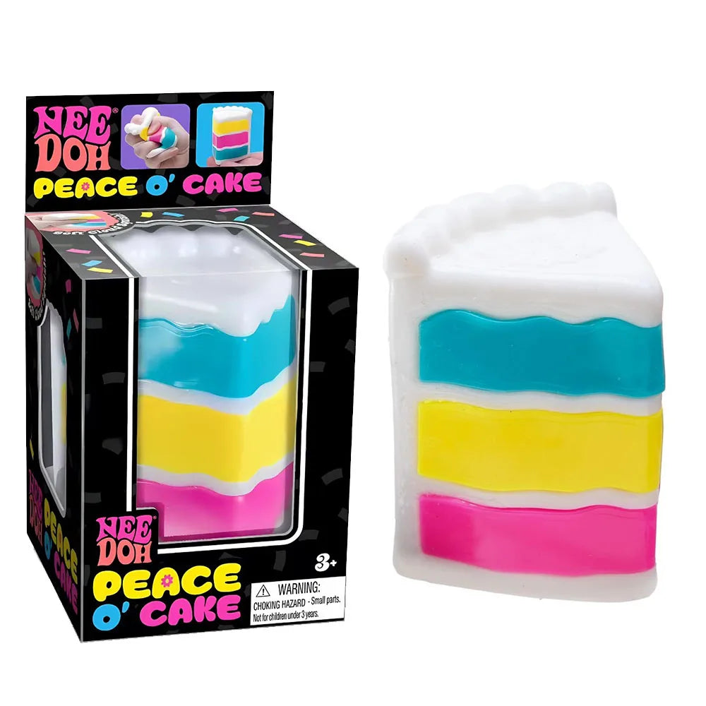 NeeDoh Peace O' Cake Sensory Squeeze Squish Toy