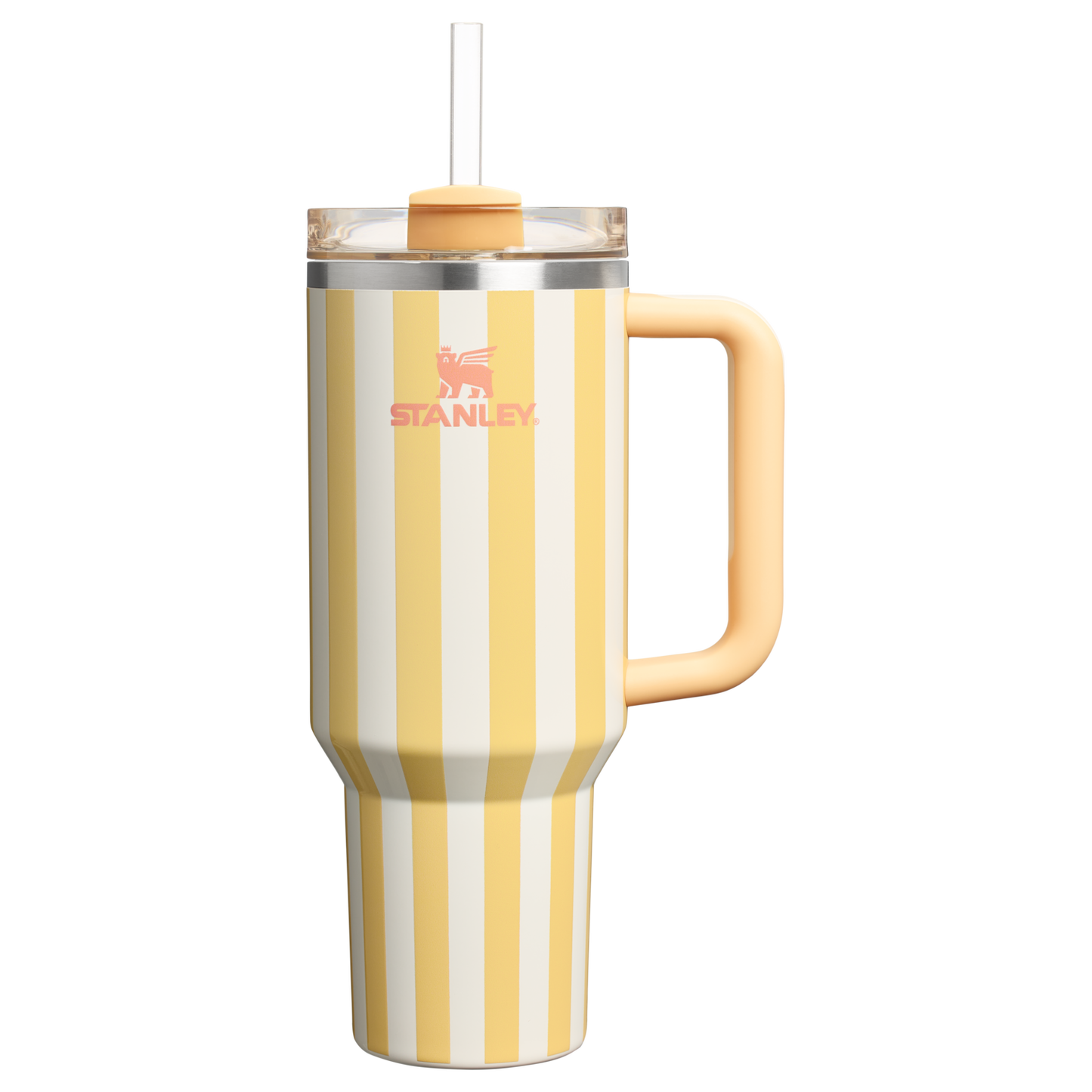 The Stanley Vintage Quencher H2.0 FlowState Tumbler 40oz 1.18L Butter Cabana Gloss Yellow