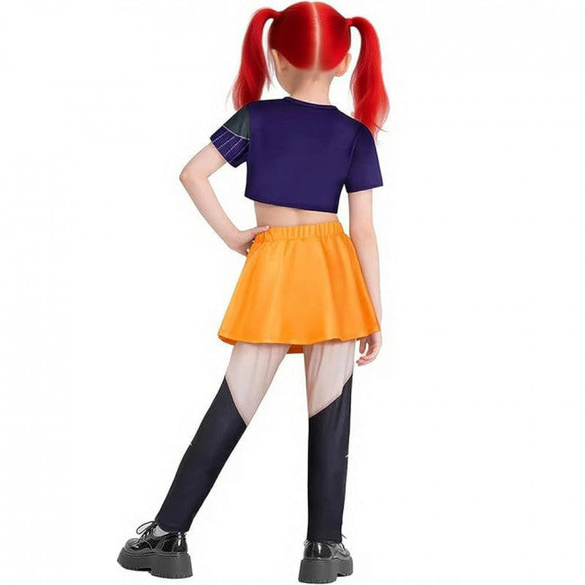 Girls K-Pop Demon Hunters Mira Costume - Shirt Skirt Pants Set Kpop Mira Cosplay