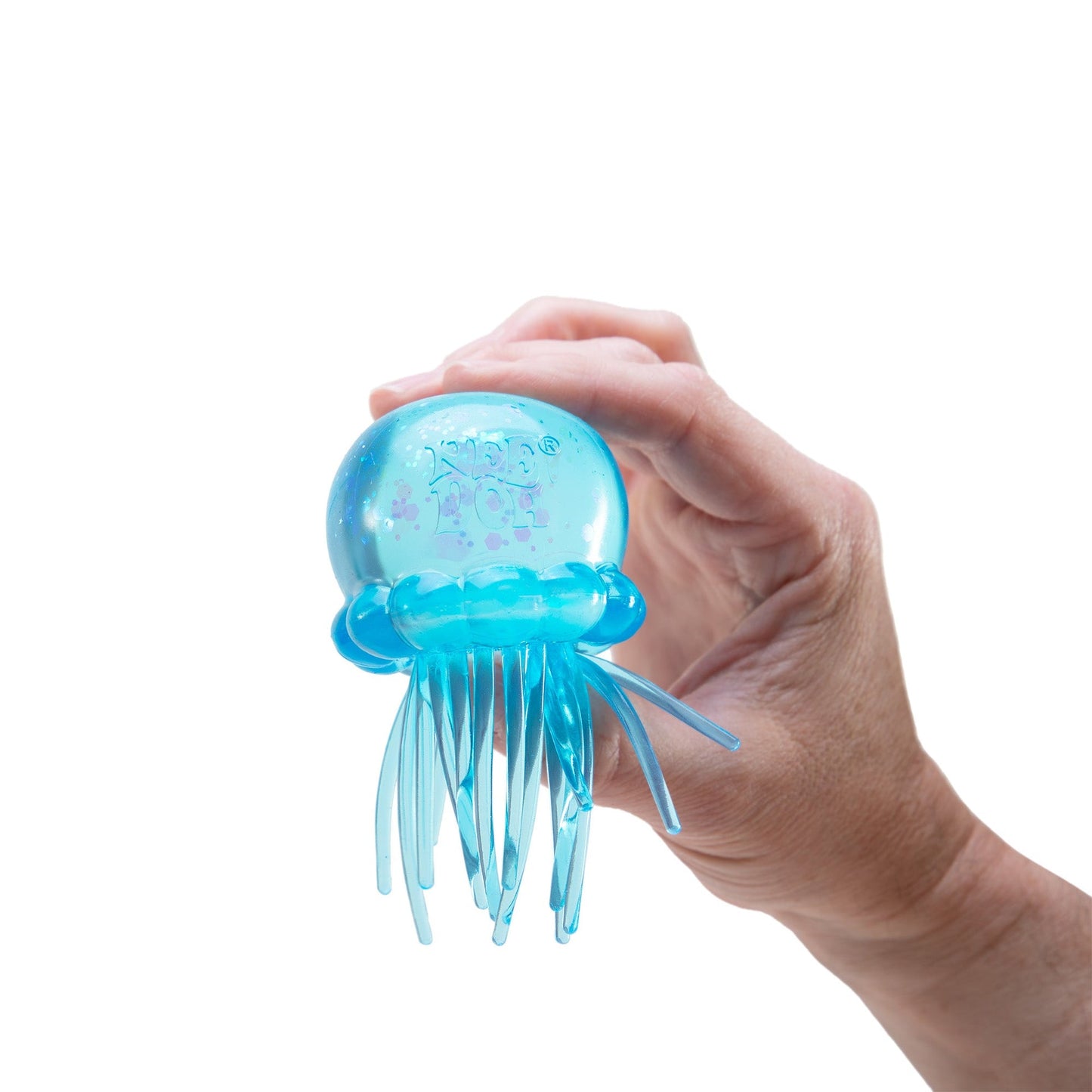 NeeDoh Jelly Squish Sensory Squeeze Toy Blue Pink Purple