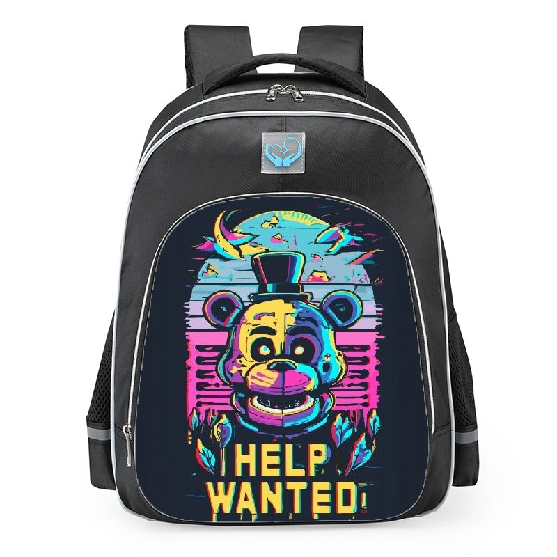 Five Nights At Freddys Help Wanted Retro School Backpack 16inches