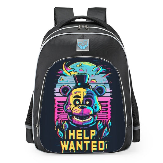 Five Nights At Freddys Help Wanted Retro School Backpack 16inches