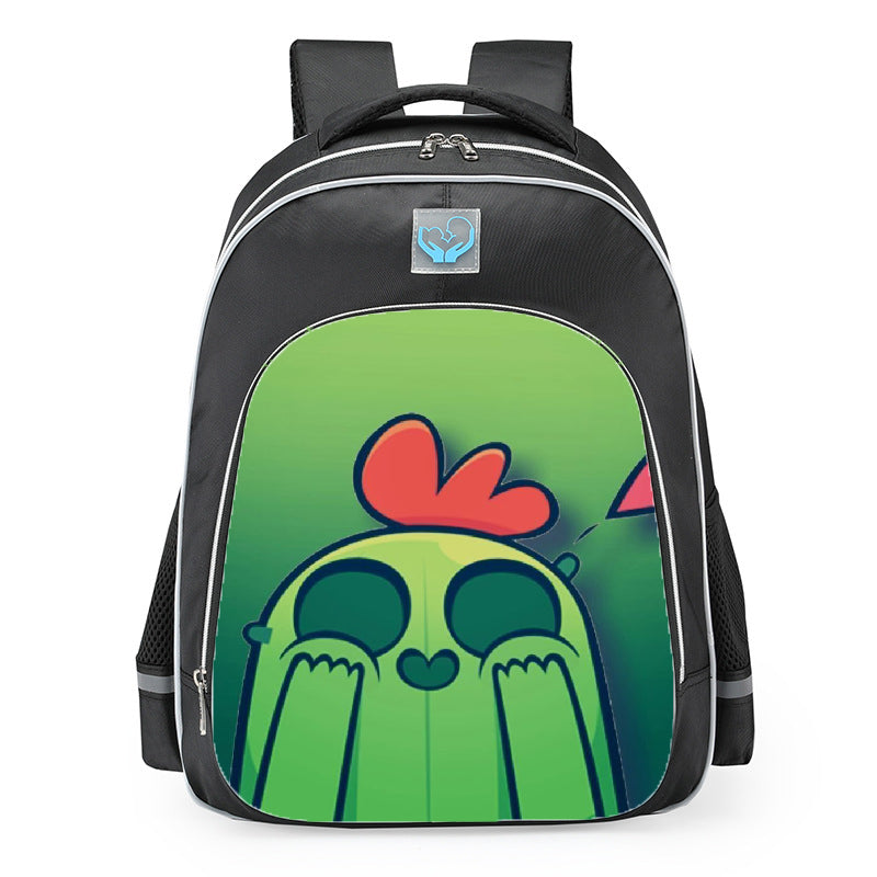 Brawl Stars Cute Spike Cactus School Backpack 16inches