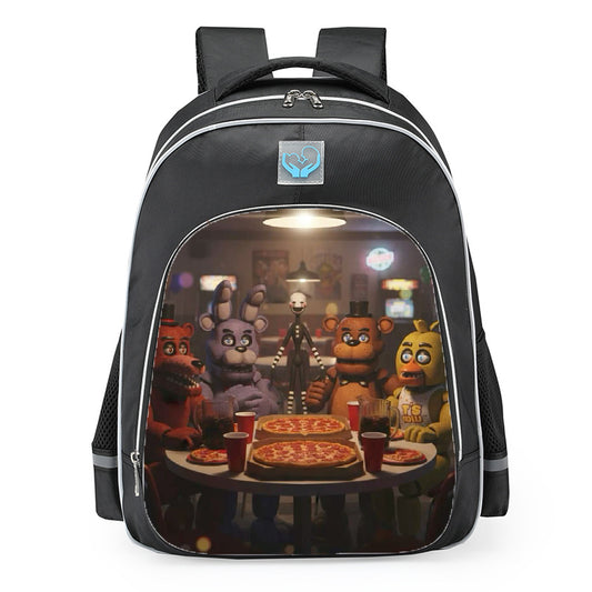 Five Nights At Freddys Pizzeria Pizza Party School Backpack 16inches