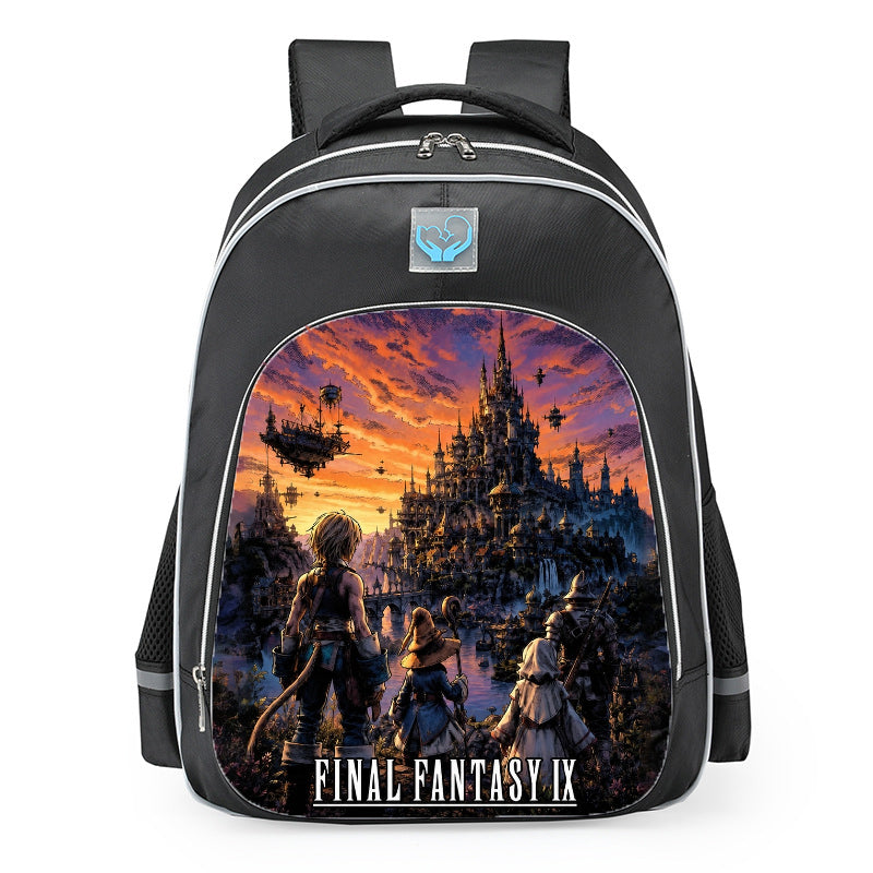 Final Fantasy IX Alexandria Castle Sunset School Backpack 16inches