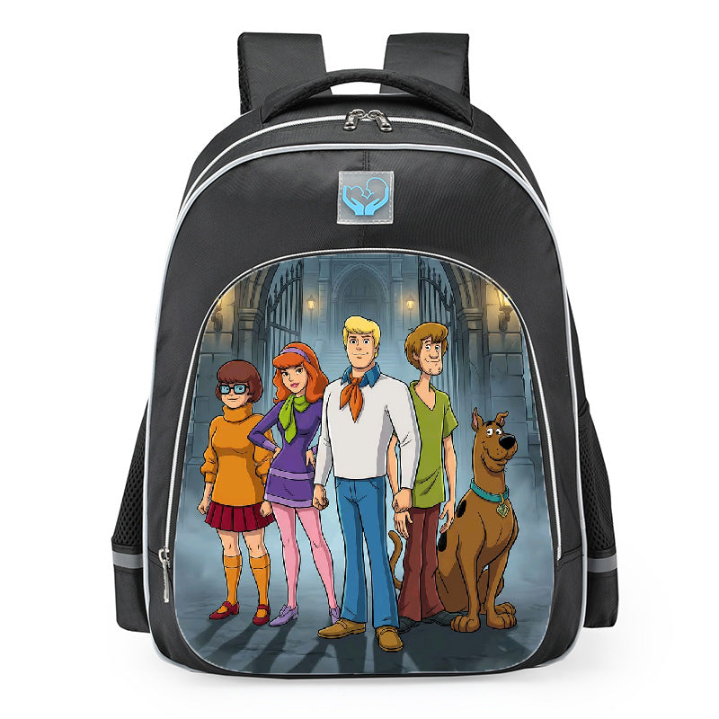 Scooby Doo Haunted Mansion Mystery Inc Gang School Backpack 16inches