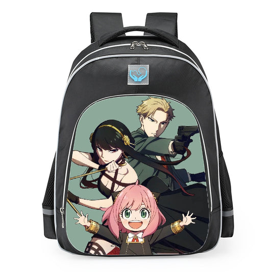 Spy X Family Forger Family Action Pose School Backpack 16inches