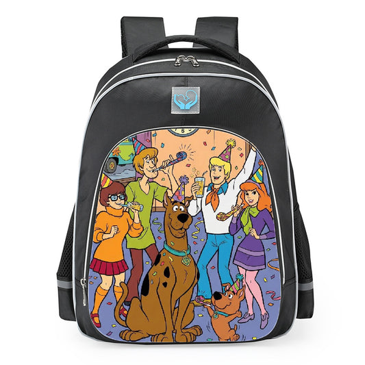 Scooby Doo Mystery Inc Gang Party School Backpack 16inches