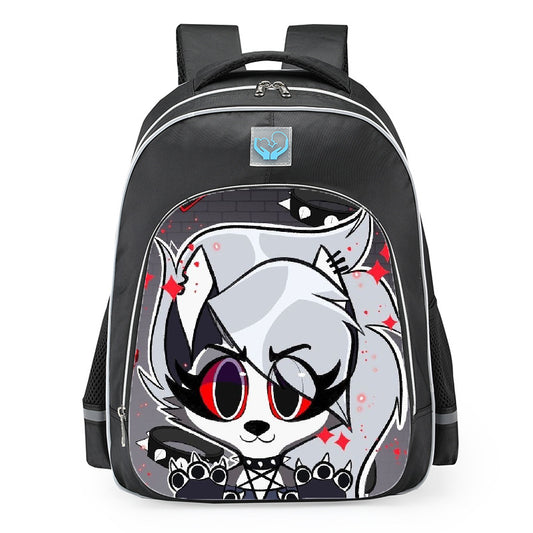 Helluva Boss Loona Brick Wall School Backpack 16inches