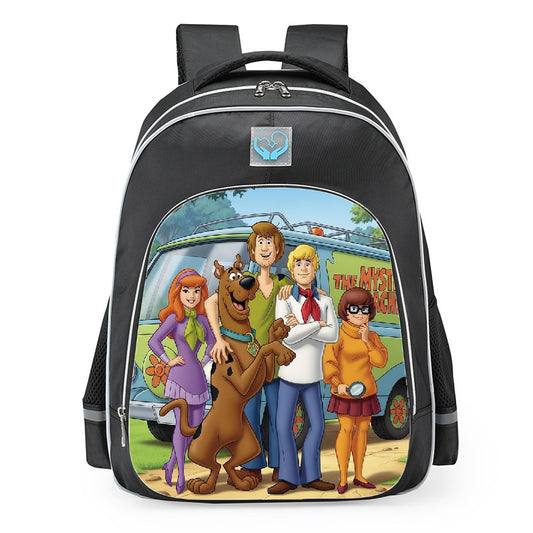 Scooby Doo Mystery Machine Van Mystery Inc Gang School Backpack 16inches
