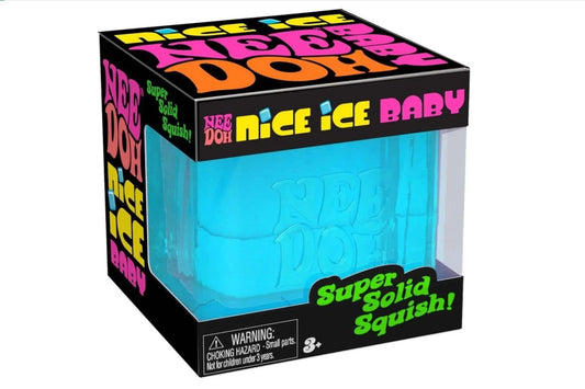 NeeDoh Nice Ice Baby Sensory Squeeze Squish Toy Blue Pink Purple