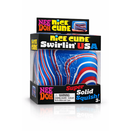 NeeDoh Swirlin' USA Limited Edition Sensory Squeeze Squish Toy