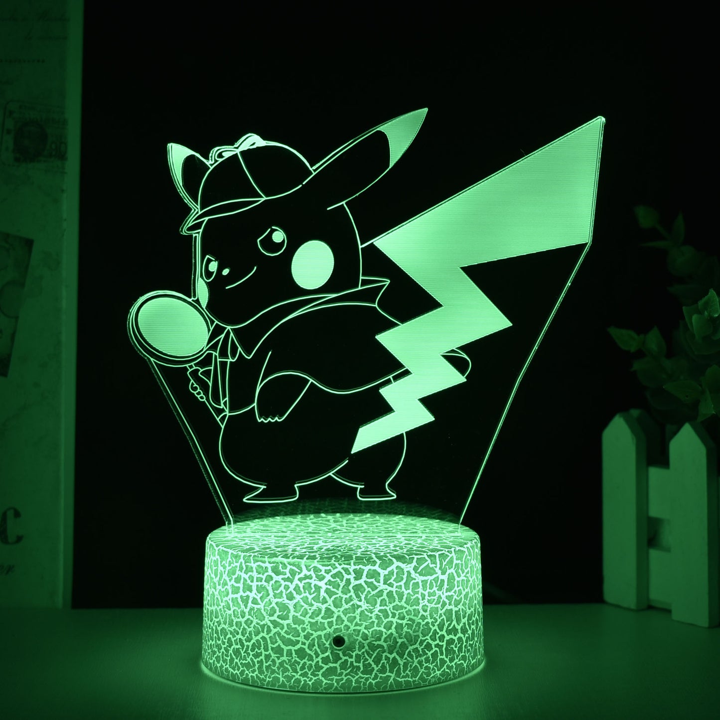 Pokemon 3D Multi Color LED Night Light Pokémon Poké Ball Peripheral Toy Figure Lamp Ornaments Creative Decorative Lighting / 5 Available Designs