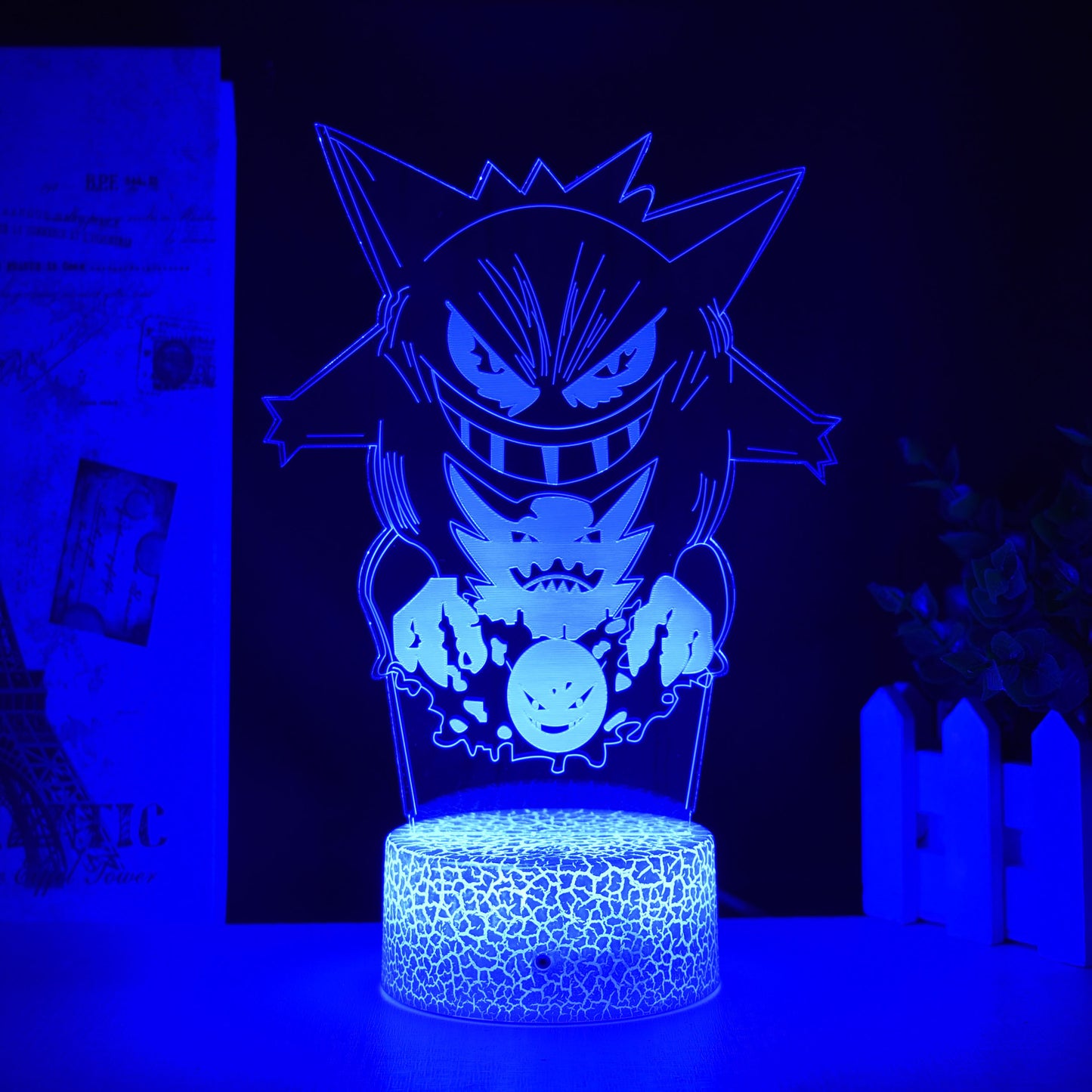 Pokemon 3D Multi Color LED Night Light Pokémon Poké Ball Peripheral Toy Figure Lamp Ornaments Creative Decorative Lighting / 5 Available Designs