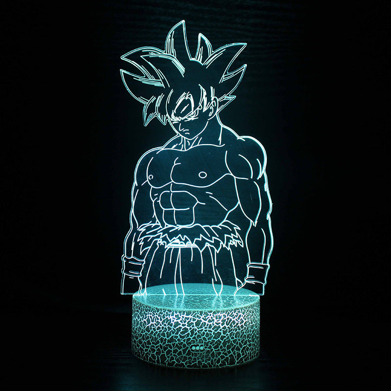 Dragon Ball 3D Multi Color LED Night Light Anime Peripheral Toy Figure Lamp Ornaments Creative Decorative Lighting / 14 Available Designs