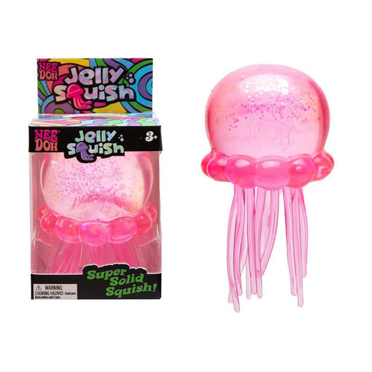 NeeDoh Jelly Squish Sensory Squeeze Toy Blue Pink Purple