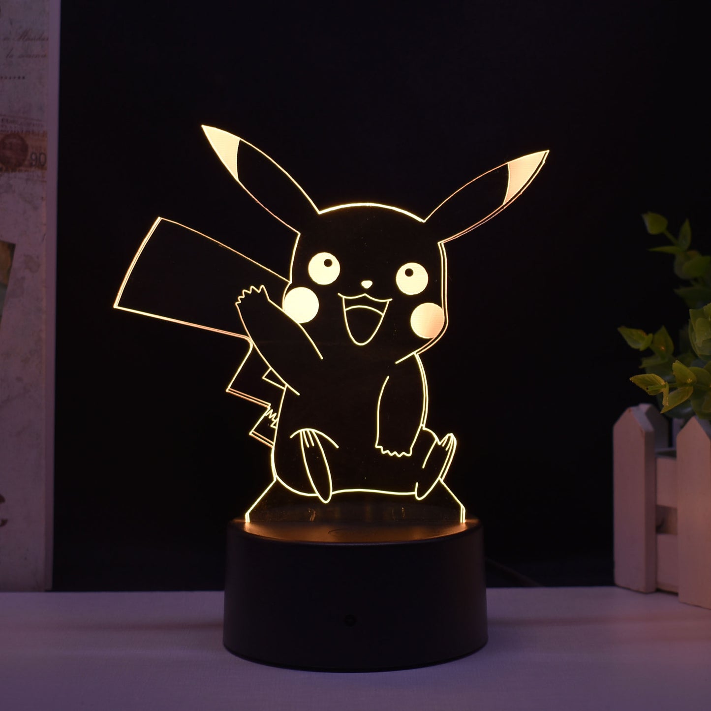 Pokemon 3D Multi Color LED Night Light Pokémon Poké Ball Peripheral Toy Figure Lamp Ornaments Creative Decorative Lighting / 5 Available Designs