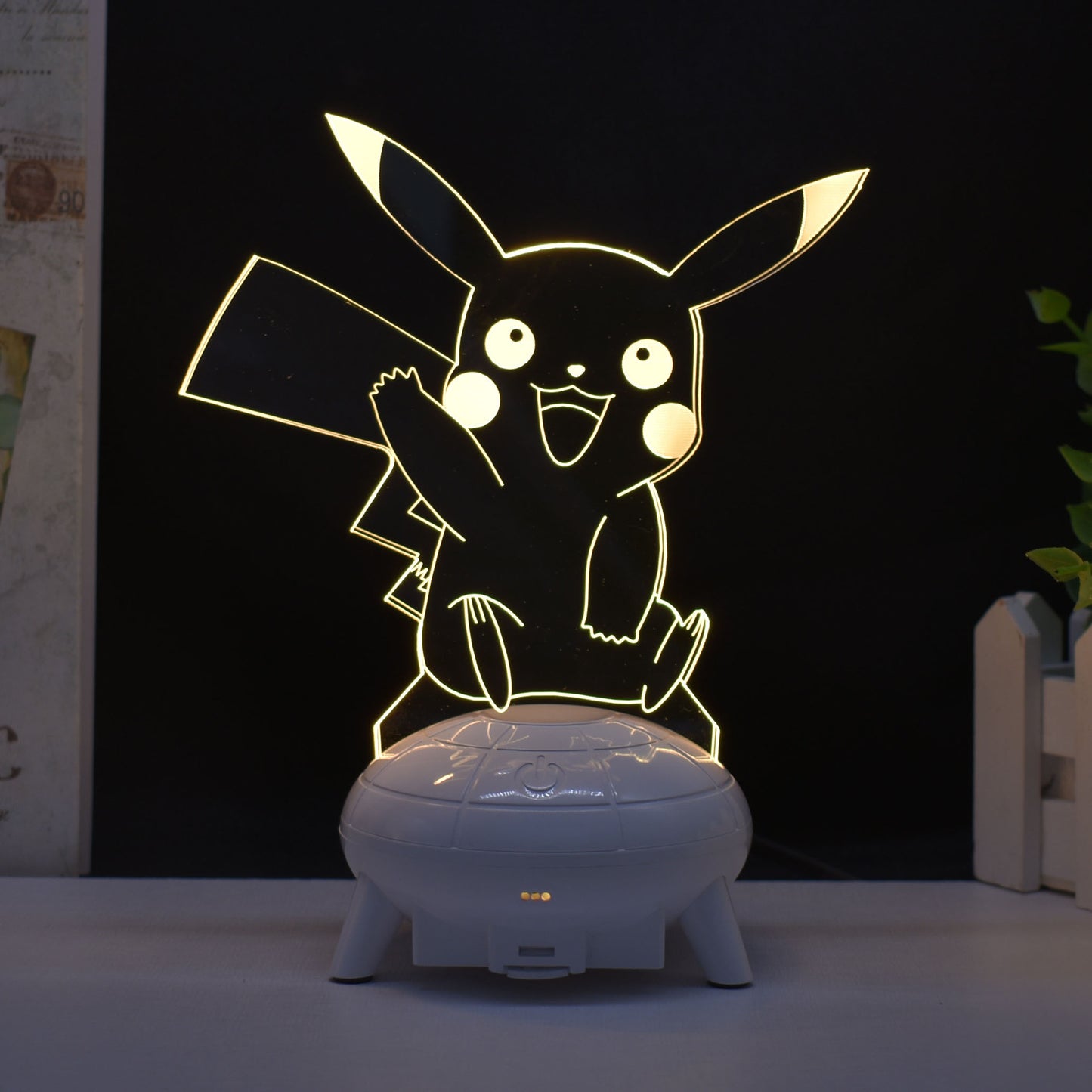 Pokemon 3D Multi Color LED Night Light Pokémon Poké Ball Peripheral Toy Figure Lamp Ornaments Creative Decorative Lighting / 5 Available Designs