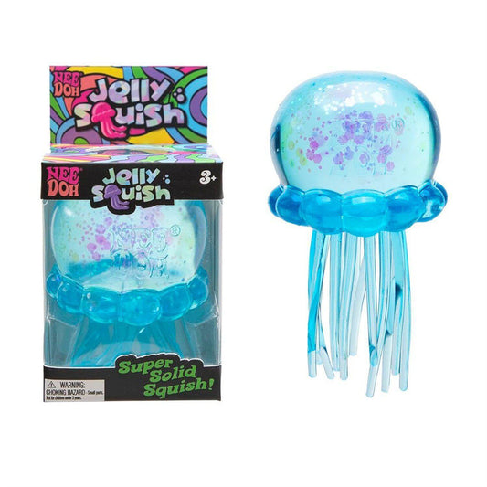 NeeDoh Jelly Squish Sensory Squeeze Toy Blue Pink Purple