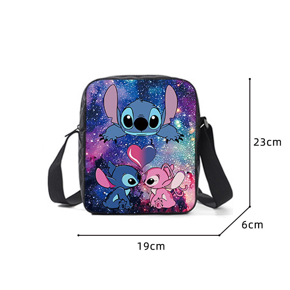 Disney Stitch School Backpack Set With Pencil Case and Lunch Bag Multiple Designs