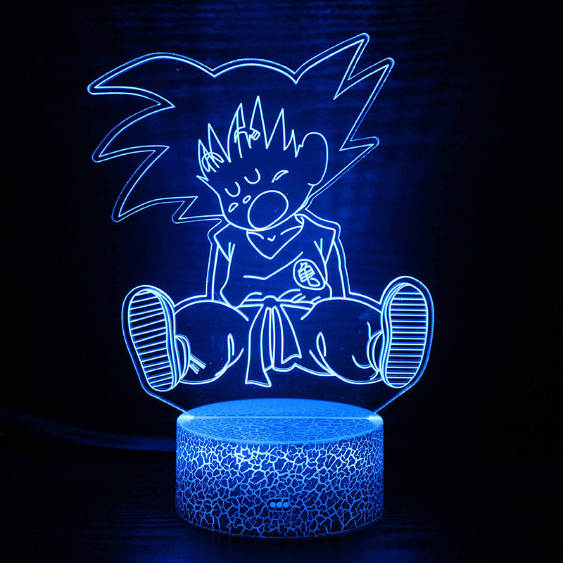 Dragon Ball 3D Multi Color LED Night Light Anime Peripheral Toy Figure Lamp Ornaments Creative Decorative Lighting / 14 Available Designs