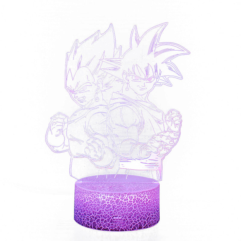 Dragon Ball 3D Multi Color LED Night Light Anime Peripheral Toy Figure Lamp Ornaments Creative Decorative Lighting / 14 Available Designs