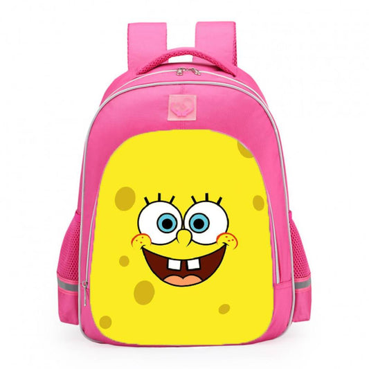 SpongeBob SquarePants Big Face School Backpack 16inches Pink
