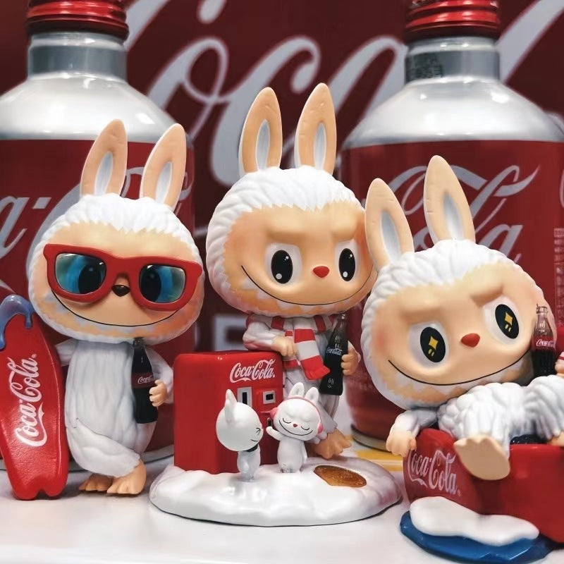 Pop Mart Labubu The Monsters Coca Cola Series Figures Box Of 10 Blind Boxes