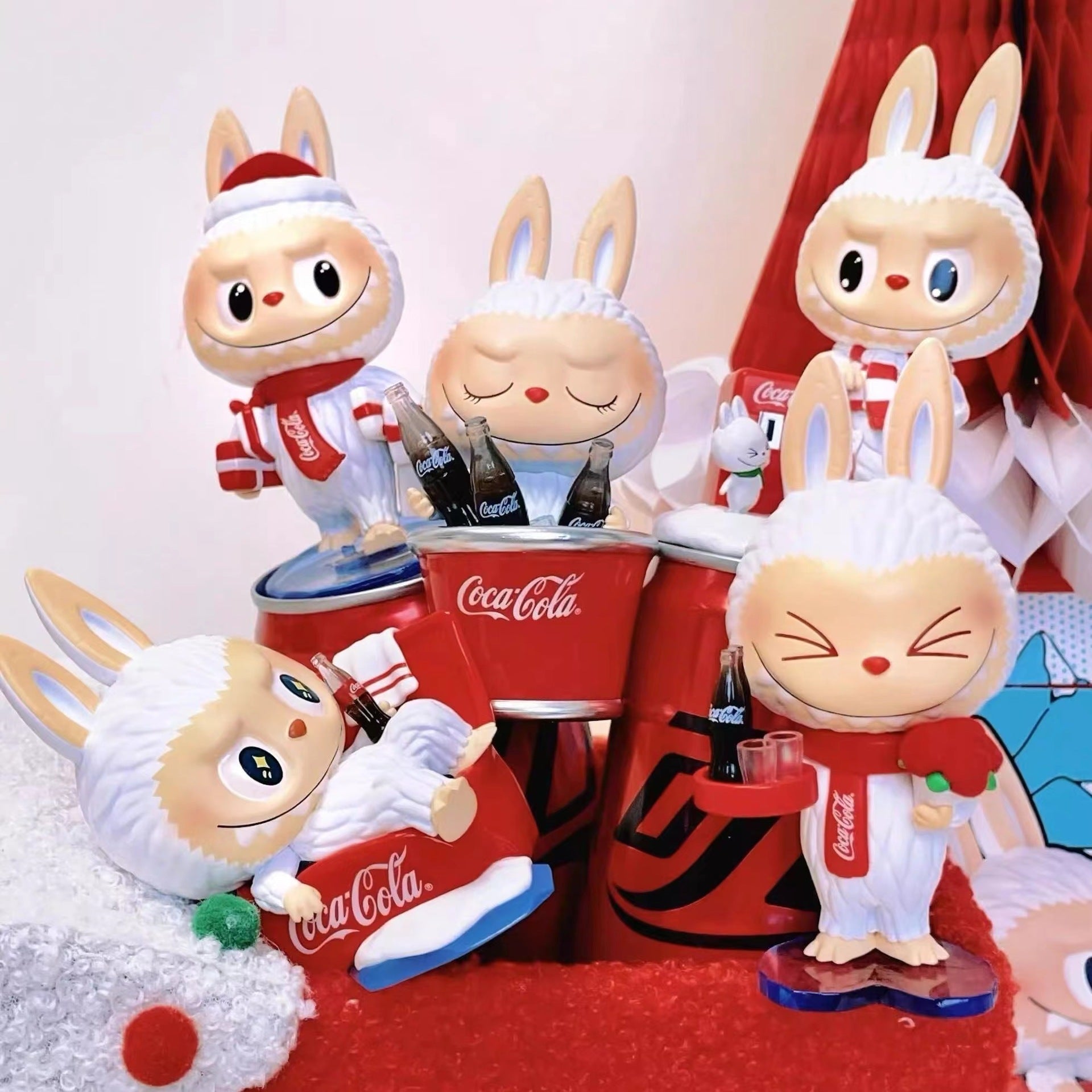 Pop Mart Labubu The Monsters Coca Cola Series Figures Box Of 10 Blind Boxes