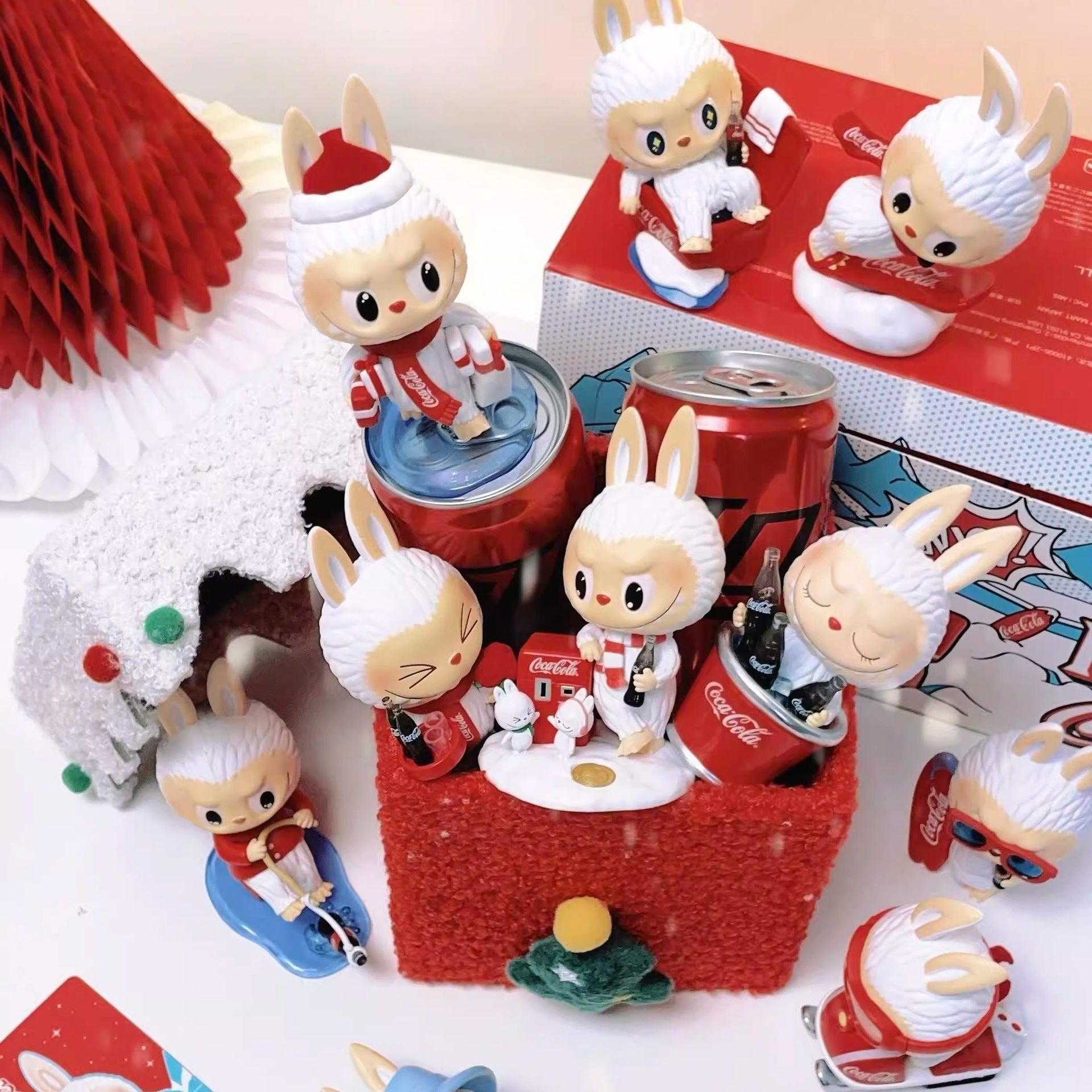 Pop Mart Labubu The Monsters Coca Cola Series Figures Box Of 10 Blind Boxes