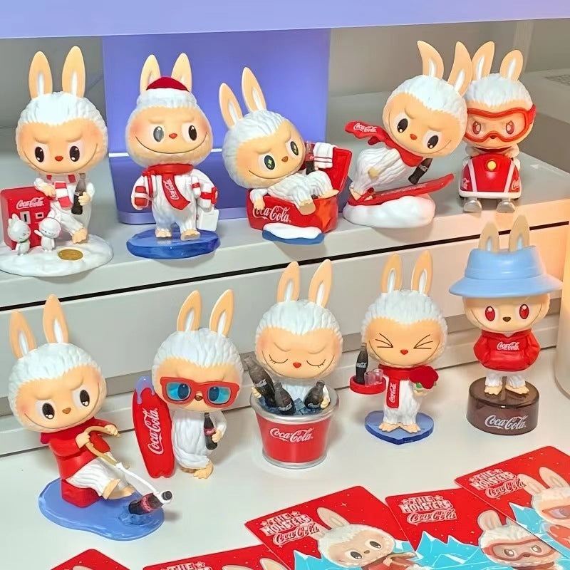 Pop Mart Labubu The Monsters Coca Cola Series Figures Box Of 10 Blind Boxes