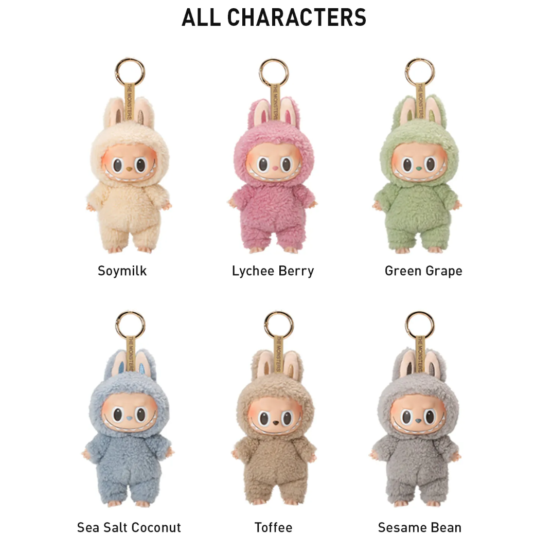 Pop Mart Labubu The Monsters Tasty Macaron Exciting Macaron Vinyl Face Plush Box of 6 Blind Boxes