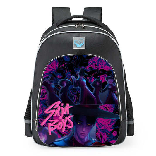 K-Pop Demon Hunters Saja Boys Kpop Anime School Backpack 16inches