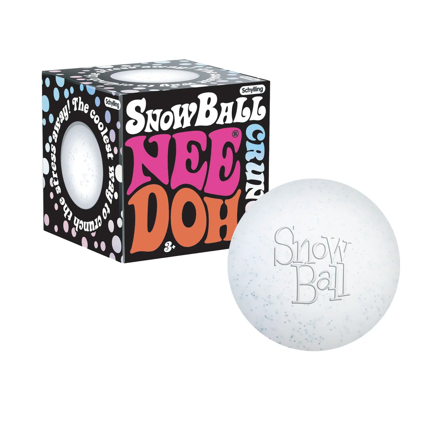 NeeDoh SnowBall Crunch Sensory Squeeze Squish Toy
