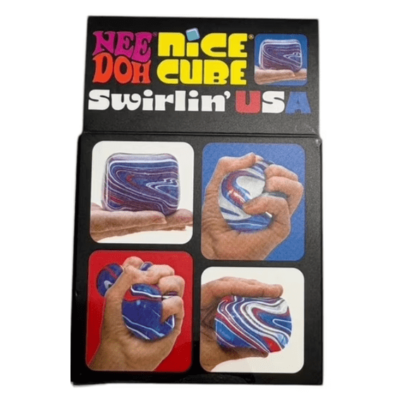 NeeDoh Swirlin' USA Limited Edition Sensory Squeeze Squish Toy