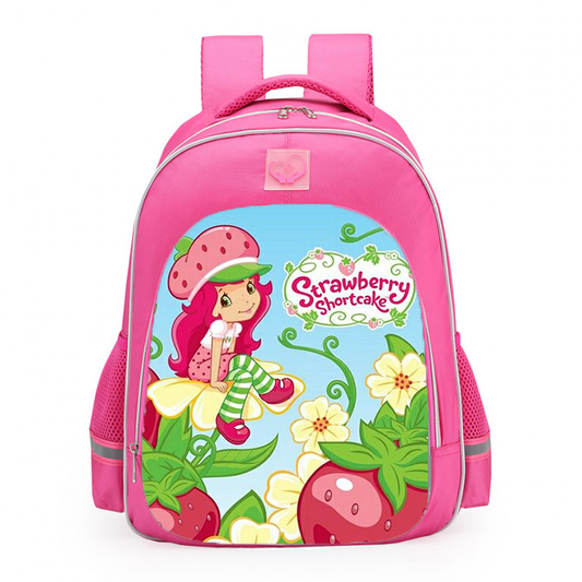 Strawberry Shortcake Strawberry Cute Custom School Backpack 16inches