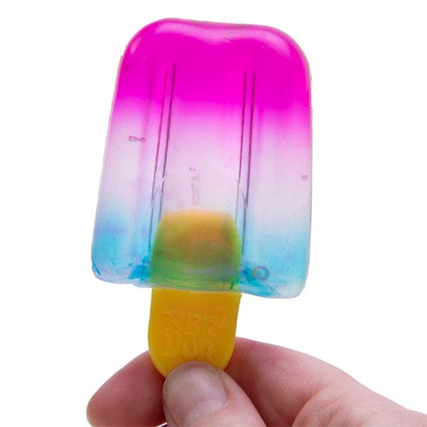 NeeDoh Nice-Sicle Sensory Squeeze Squish Toy Orange Pink Purple