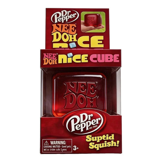 NeeDoh Dr Pepper Nice Cube Limited Edition Sensory Squeeze Squish Toy